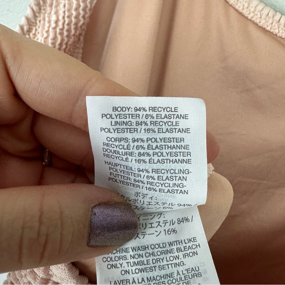 Madewell Second Wave Textured One Piece Swimsuit - Picture 8 of 9